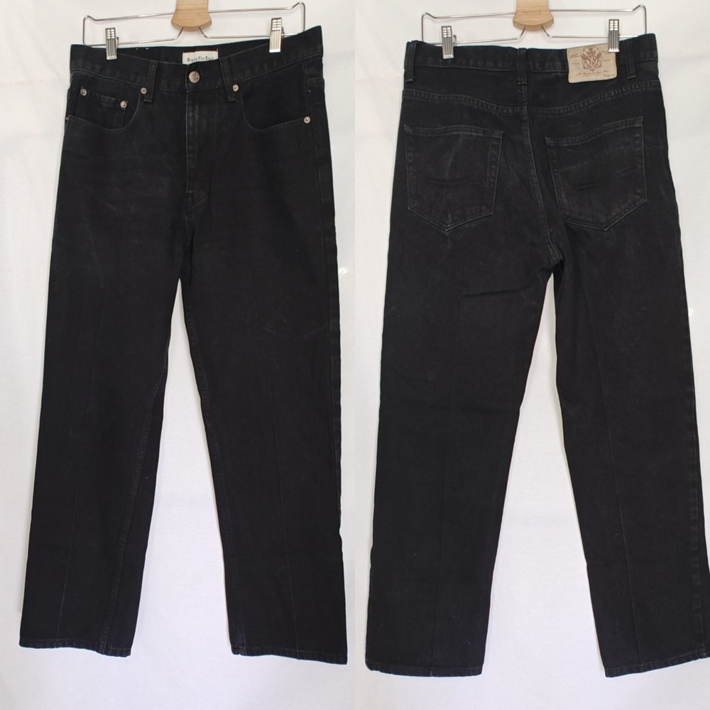 Beyond the Limit Jeans Washed‎ Black Cotton Blend 34 x 32 fits 32 x 30 Cotton